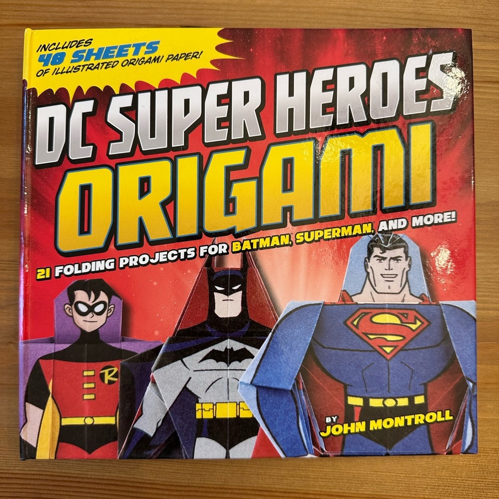 DC Super Heroes Origami Book John Montroll New 48 Sheets Batman Superman